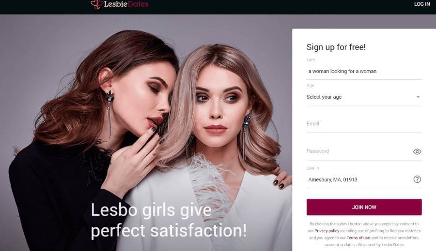 LesbieDates sign up